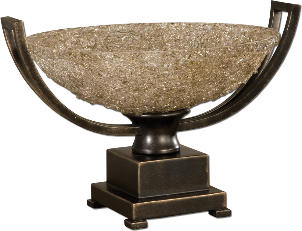 Uttermost Pallazo Bowl Sculpture Traditional Decorative Bowls by