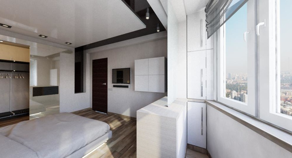 Двухкомнатная квартира в современном стиле - 64 м.кв.