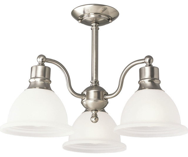 Progress Lighting P3663 Madison Three Light Semi Flush Mount Ceiling Progress Lighting P3663 09 Madison Three Light Semi Flush Mount Ceiling Fixture Traditional