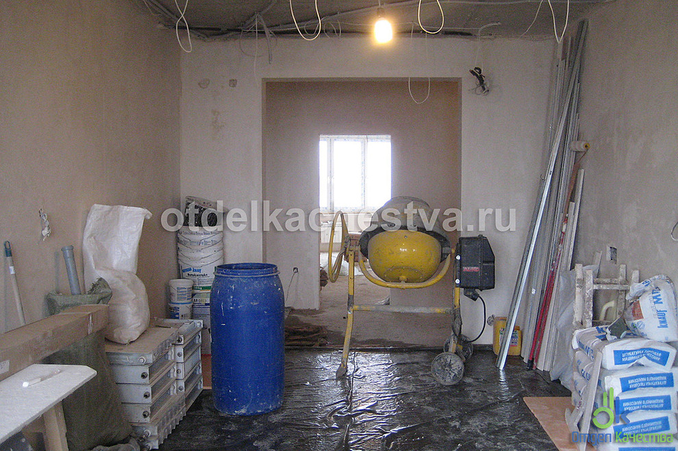 Фотографии "до": Ремонт 4-х комнатной квартиры на пр. Луначарского