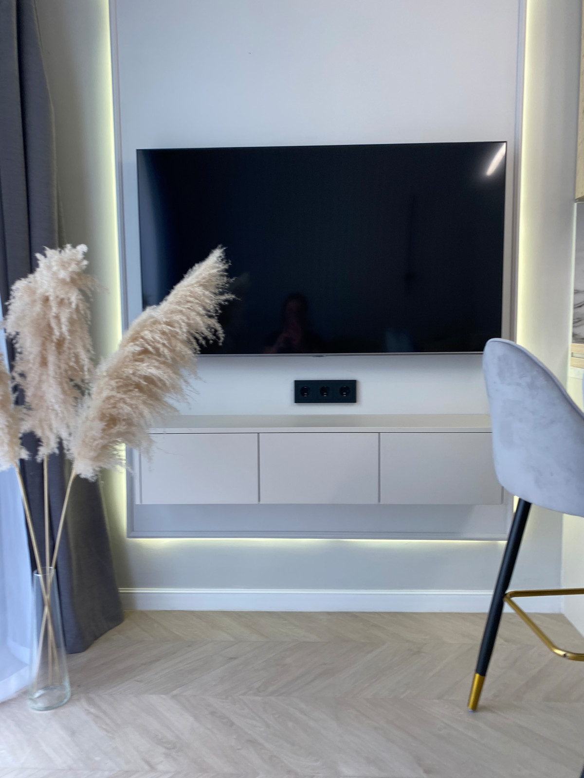 Реализованный проект , квартира 45 кВ. в ЖК Сити Парк