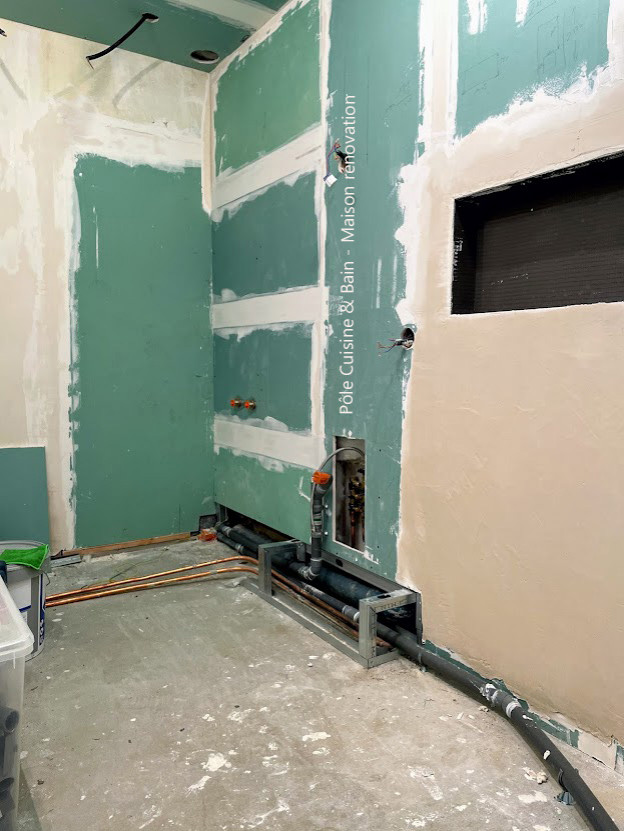SALLE DE BAIN & SALLE D'EAU: rénovation totale pour un espace bain & douche