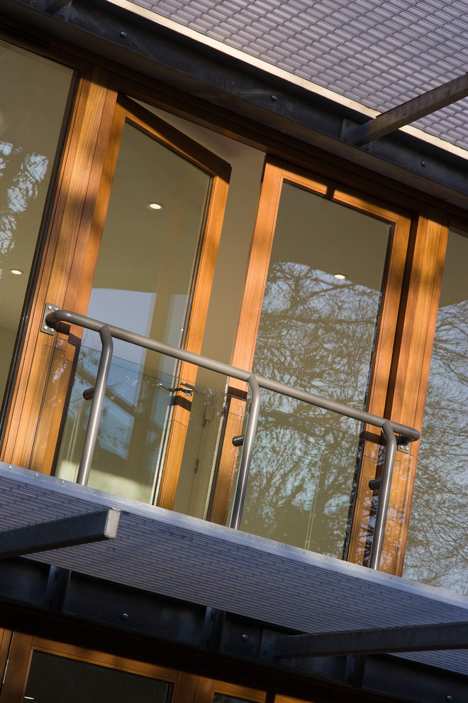 This is an example of a contemporary house exterior in Other.