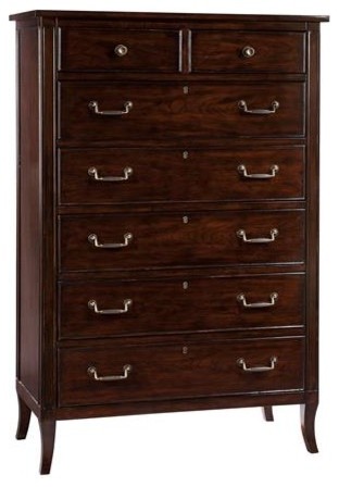Hekman 23166 Central Park 42 Wide Wood Dresser With Seven Drawers