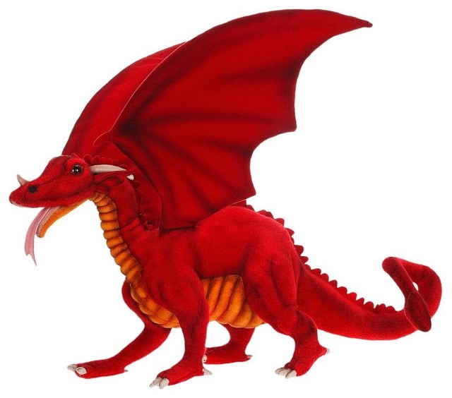 red dragon stuffed animal