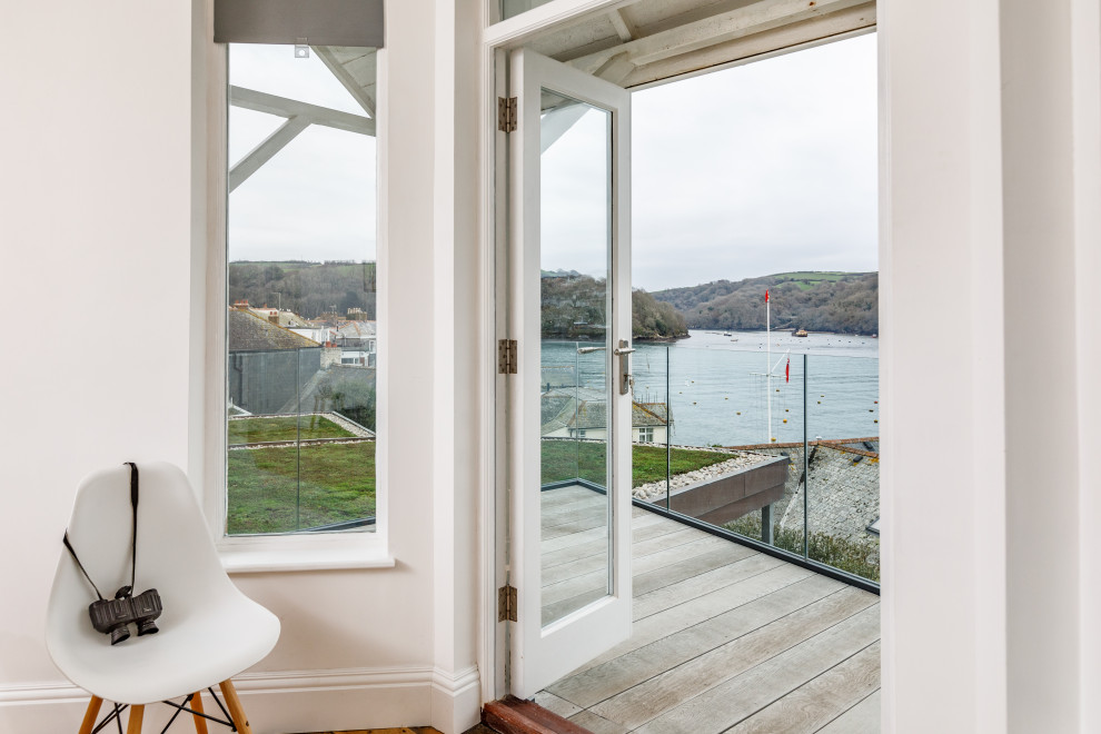 This is an example of a victorian balcony in Cornwall.