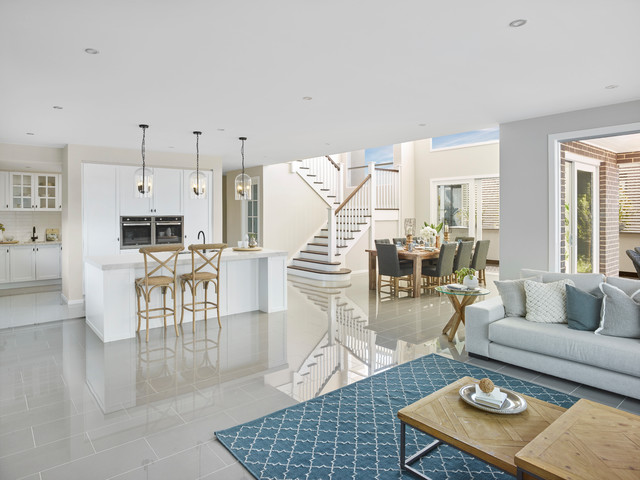 Display Home: Vantage lantlig-vardagsrum