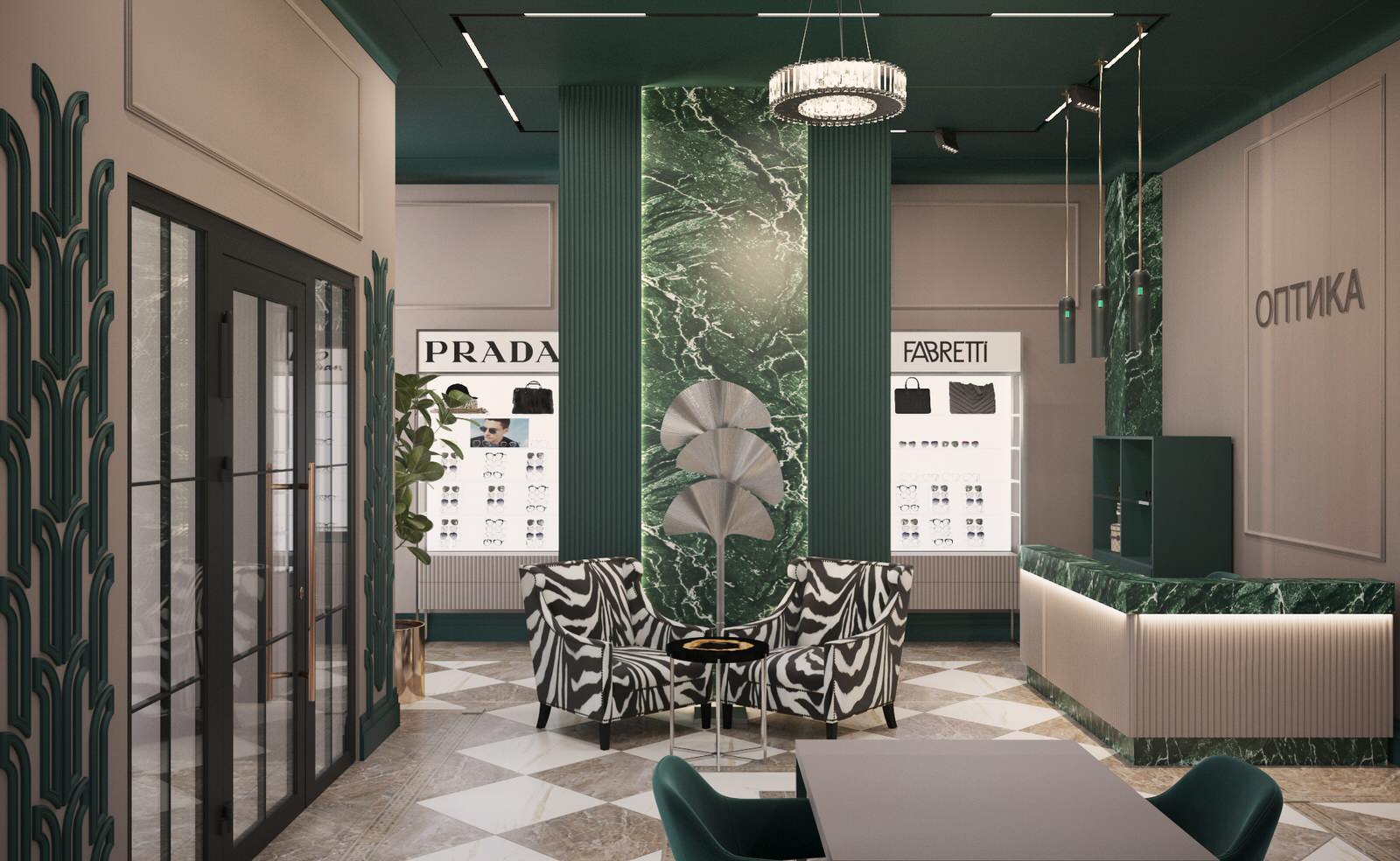 Проект магазина - оптики