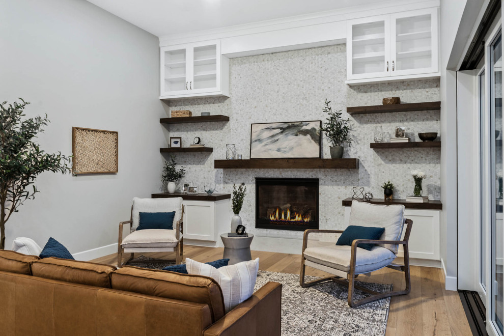 Home design - transitional home design idea in Las Vegas