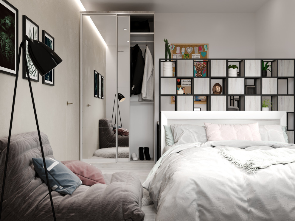 Дом с сеткой между первым этажом и вторым светом в Якутске.