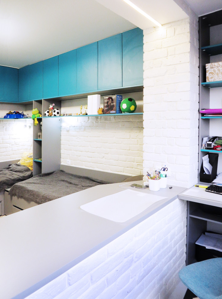 Небольшая квартира с большим количеством мест хранения