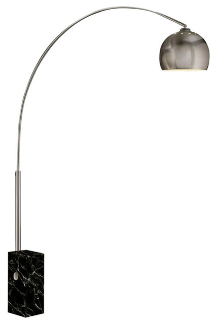 Sara Marble Floor Lamp Contemporary, Marble Floor Lamp