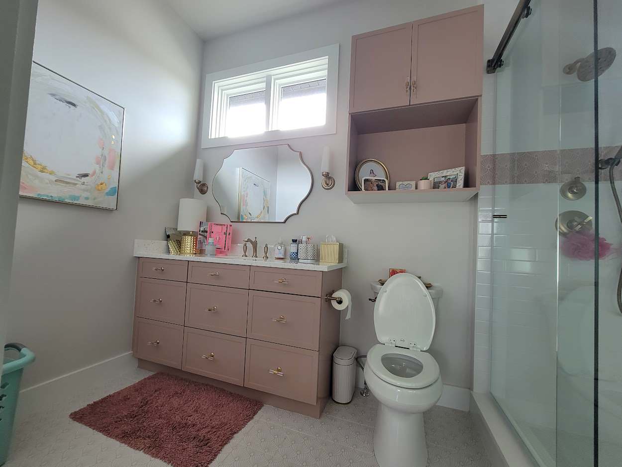 Pretty Pink Bathroom