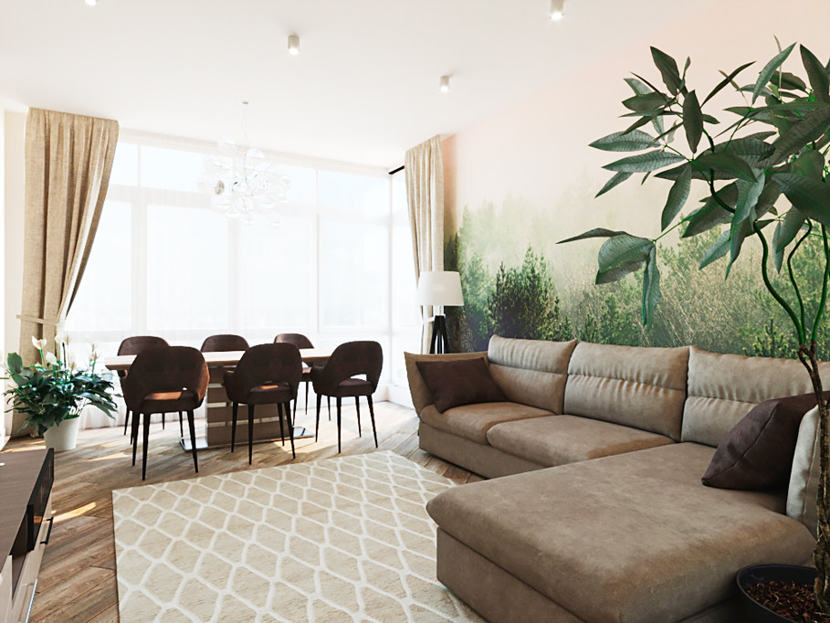 Дизайн проект в Современном стиле