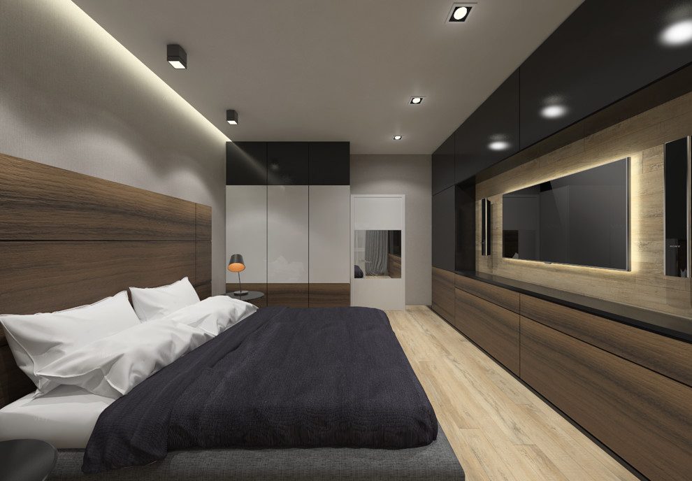 Спальня, квартира в Краснодаре 70м2