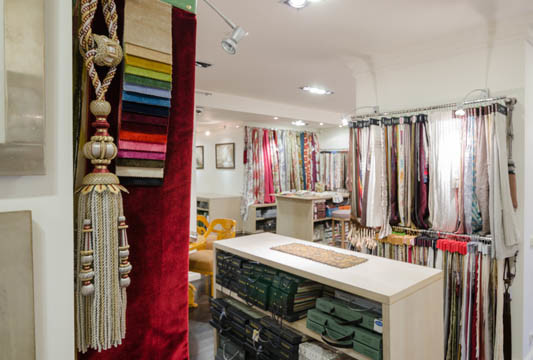 Интерьер салона тканей French Touch.