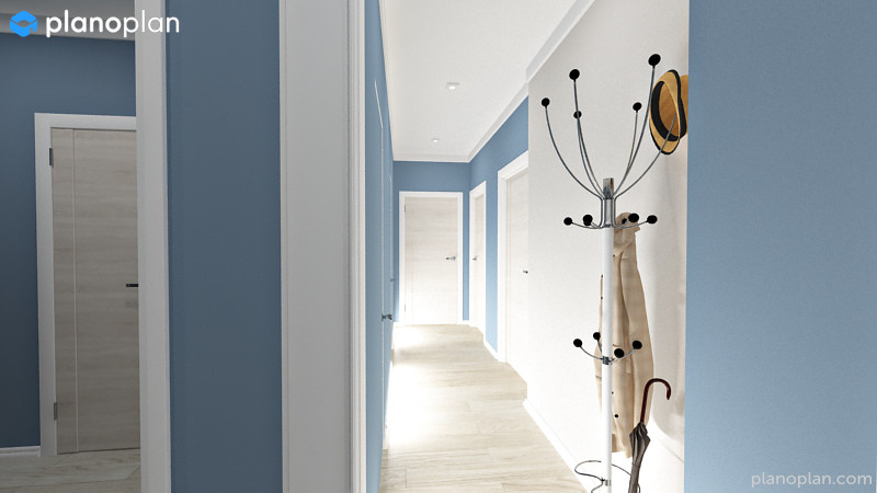 4хкомнатная квартира для молодой семьи с кабинетом в кладовке