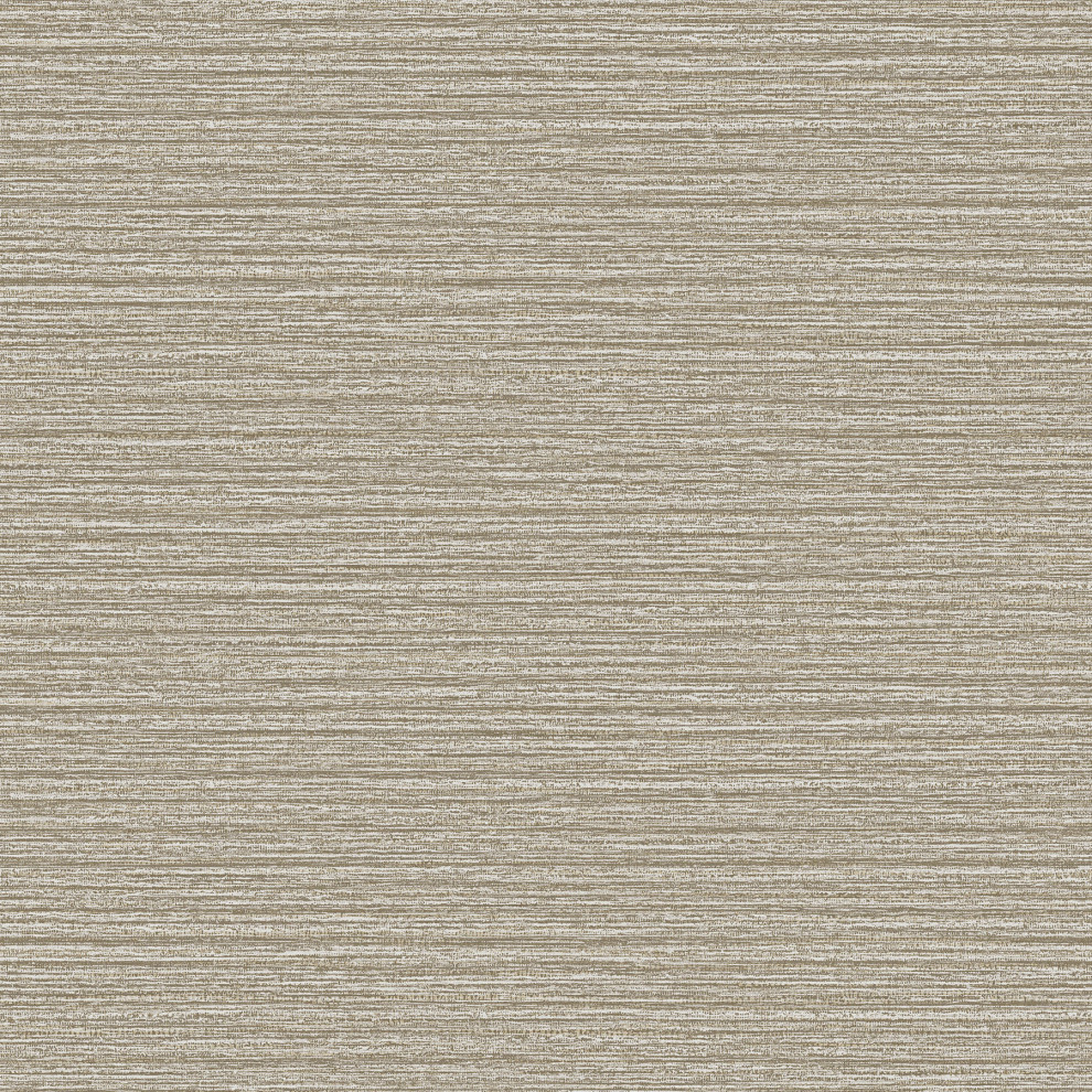 Hazen Light Brown Shimmer Stripe Wallpaper, Bolt Contemporary