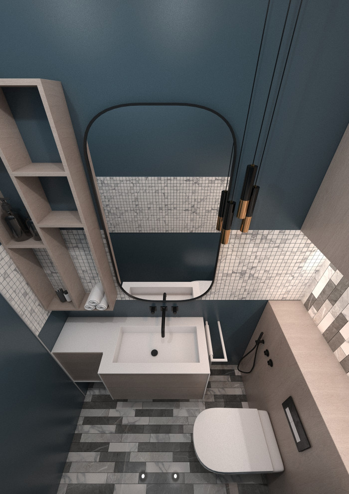 Санузел и душевая, жк Рехард