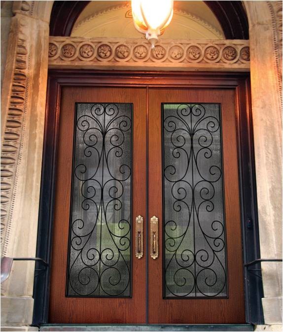 Woodgrain Fiberglass Doors