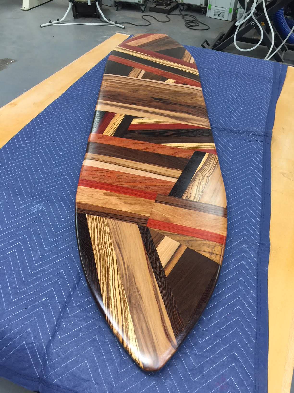 Wooden Surfboard