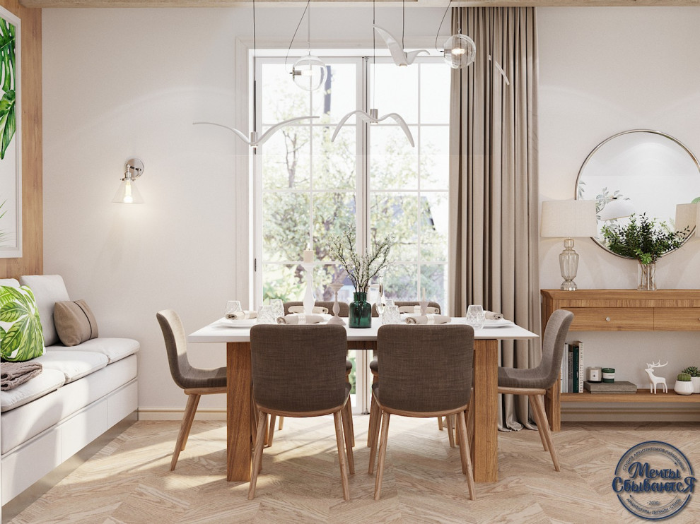 Светлый загородный дом в Челябинске