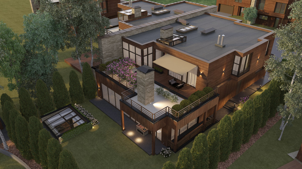 Загородный дом в современном стиле