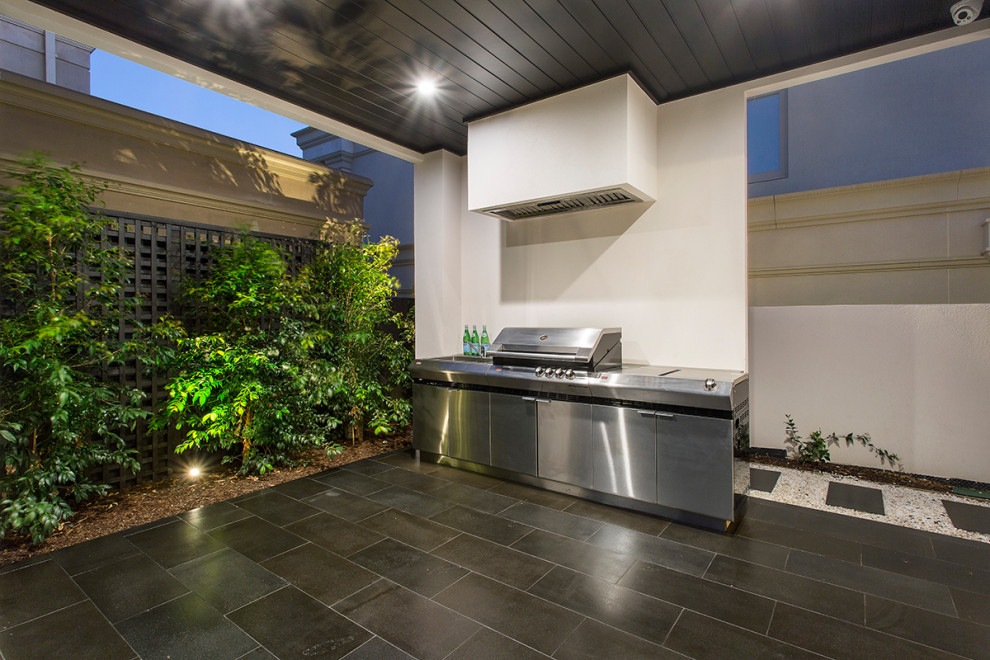 Modern patio in Melbourne.