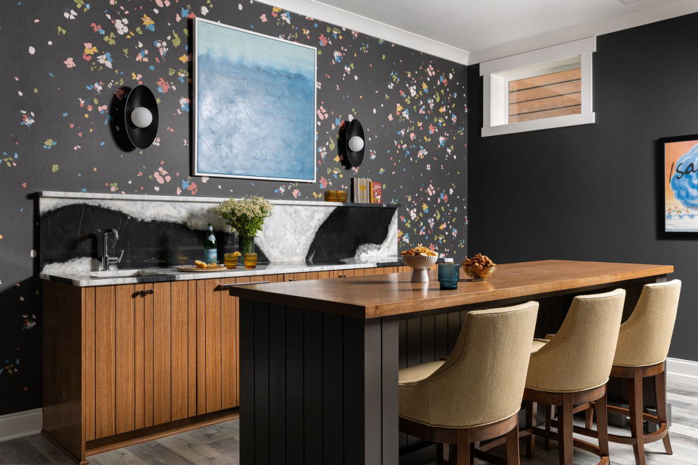Springdale - Transitional - Home Bar - Charlotte - by Ethic, LLC