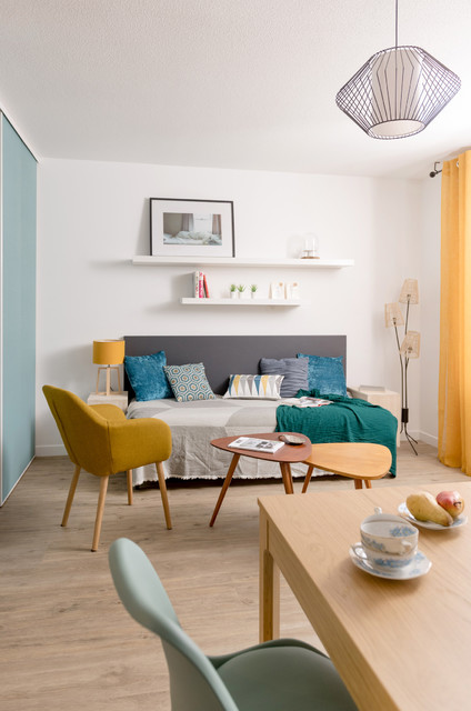 Le studio meubl&eacute; scandinavian-living-room