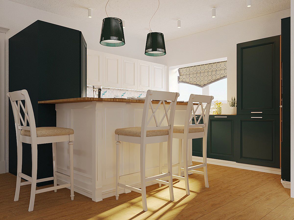 Кухня-гостиная | ЖК Времена года | Барнаул