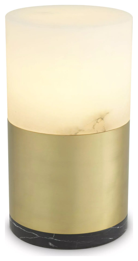 Modern Cylindrical Table Lamp Eichholtz McLean Contemporary Table