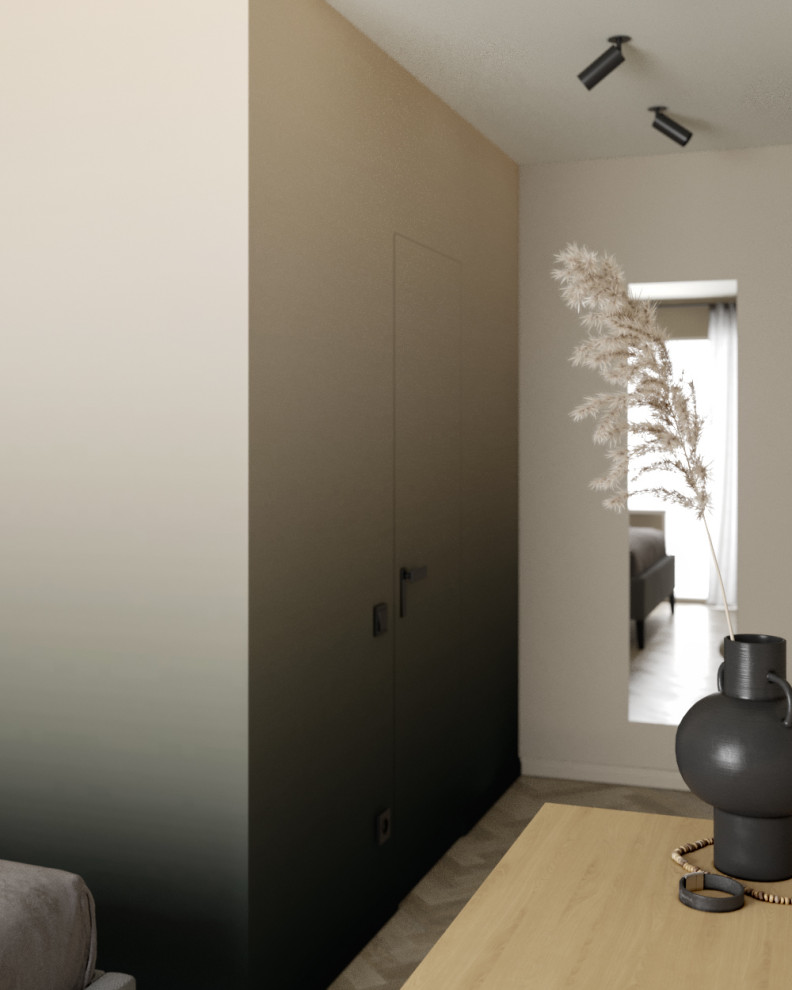 Проект двухкомнатной квартиры в Воронеже  Площадь: 75,2 м2.