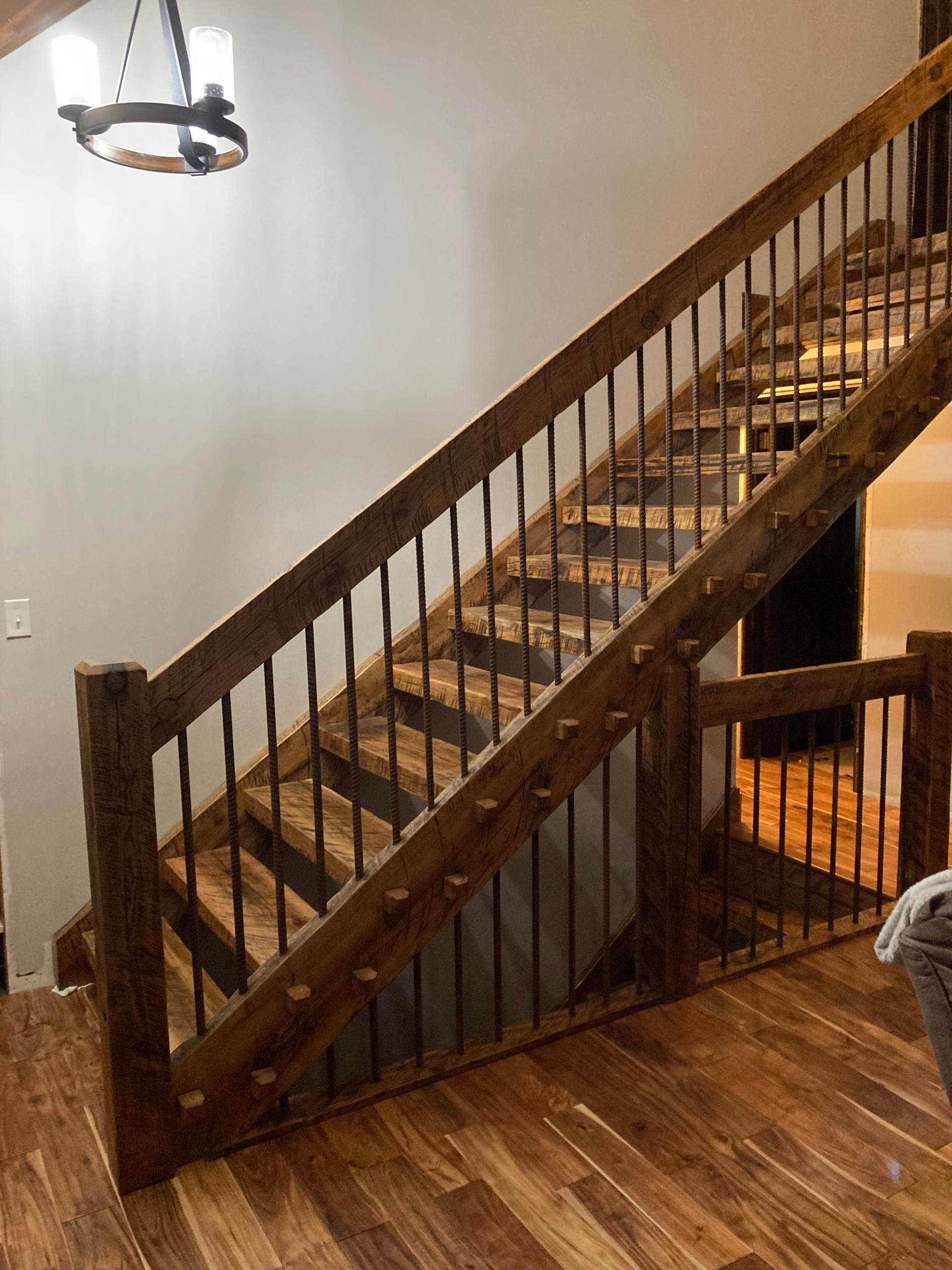 Oak Mortise and Tenon Staircase
