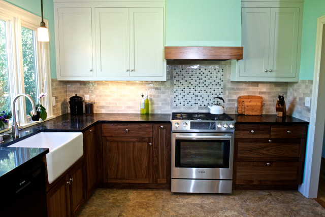 Terrifically Two Toned contemporary-kitchen