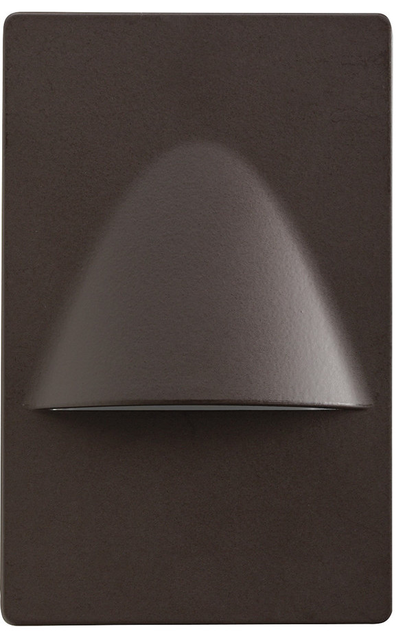 Kichler Step and Hall Light 1.29W Dimmable LED Step Light, 5"x2"x3.25