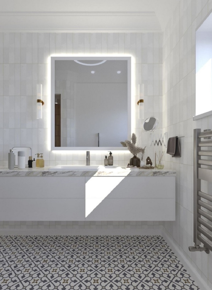 Современный интерьер, с элементами итальянской классики. Загородный дом