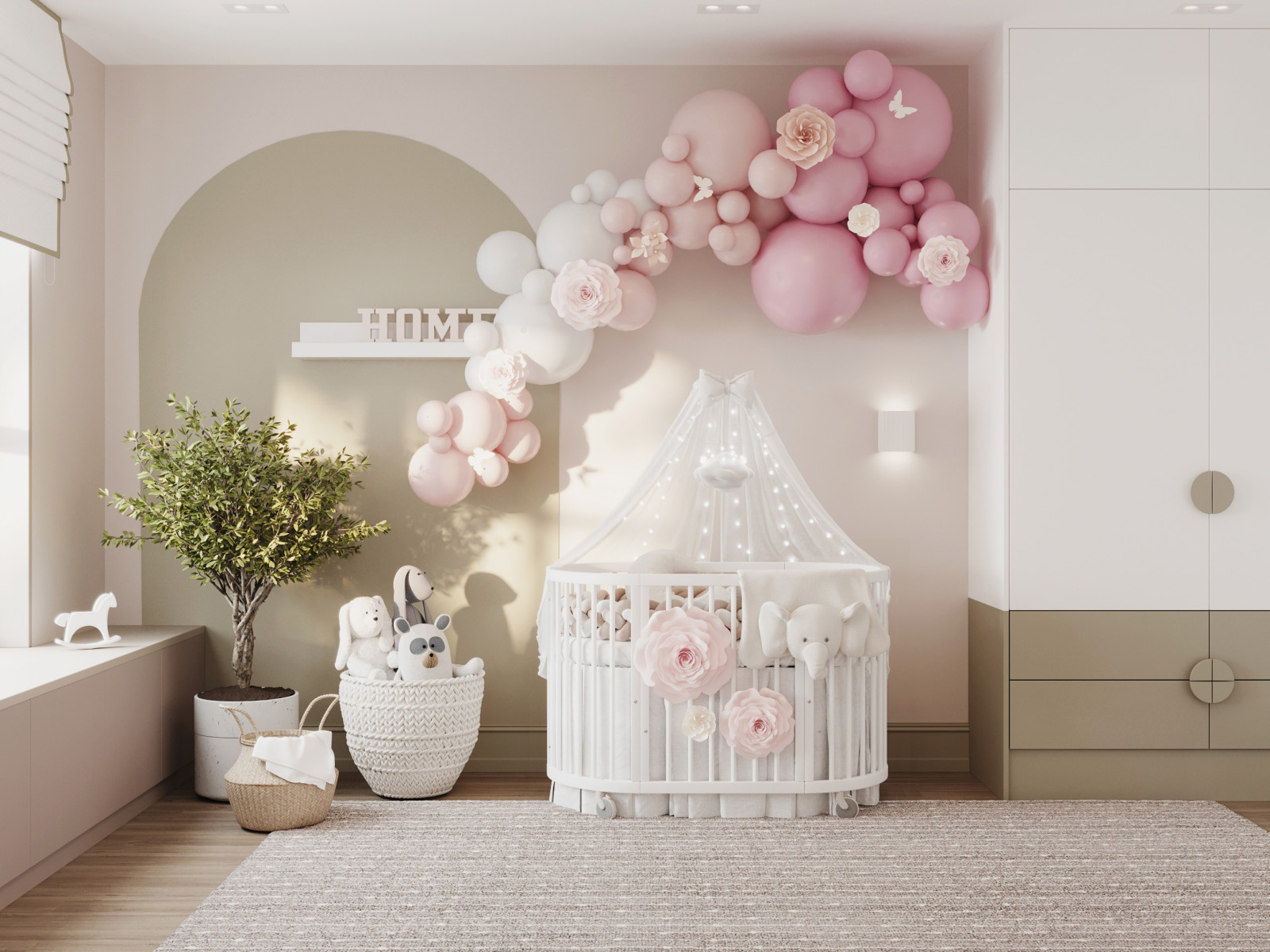 Нежная детская комната