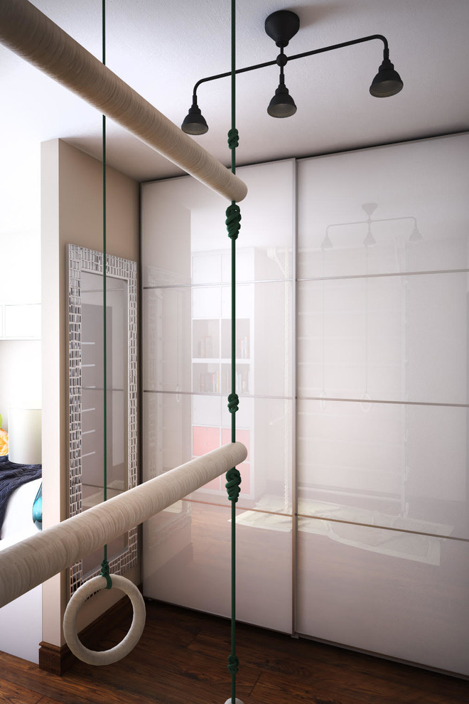 Проект жилой квартиры на улице Выборгская "легкий лофт"