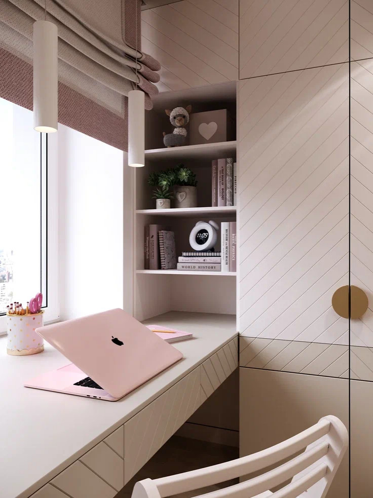 Спальня для девочки 16 кв. м.