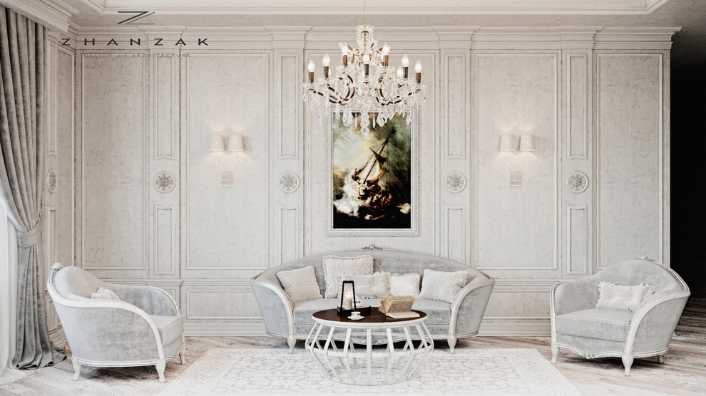 Проект зоны библиотеки в элитной квартире!