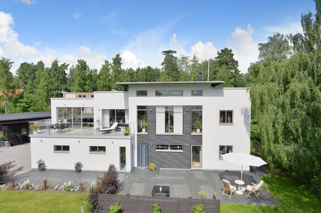 Vackra hem moderne-hus-og-facade