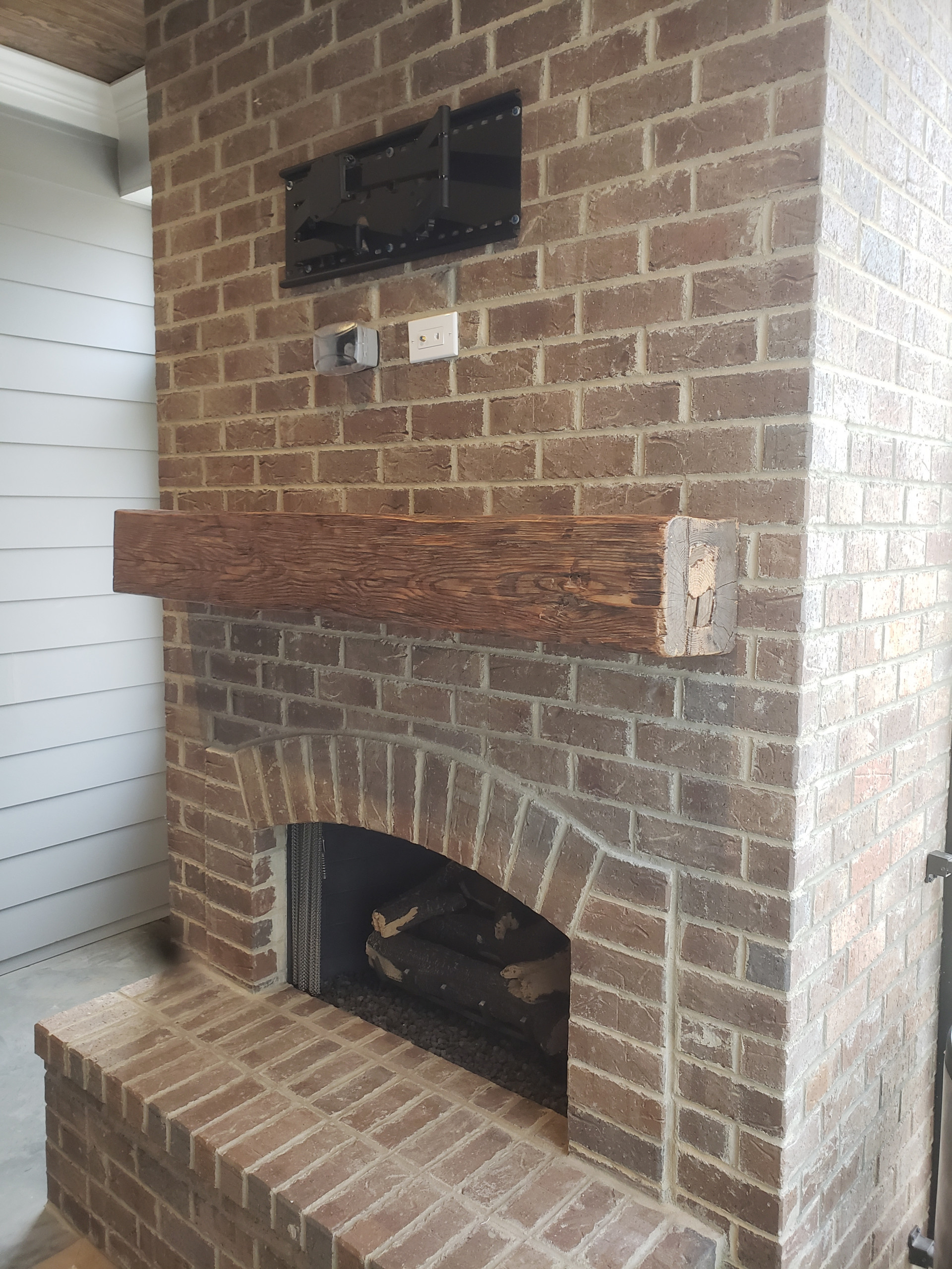 Custom Solid Beam Mantels