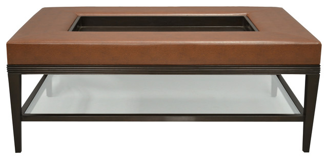 Carlisle Coffee Table Ottoman Dark Brown Maple And Medium Carlisle Coffee Table Ottoman Dark Brown Maple And Medium