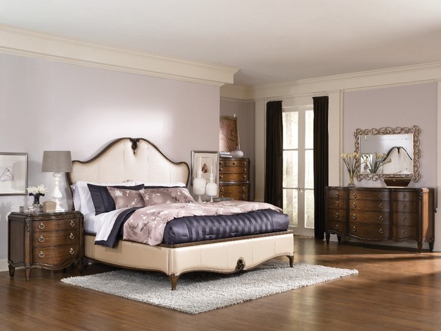 American Drew Jessica Mcclintock Leather Low Profile Bedroom