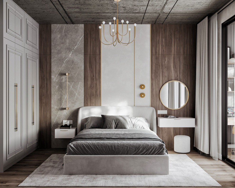 Дизайн квартиры в стиле лофт с элементами неоклассики