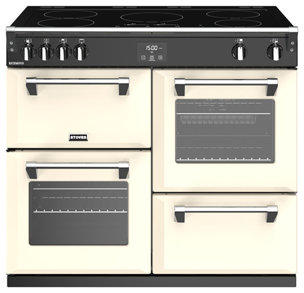 Richmond S1000EI 100 cm Electric Induction Range Cooker, Classic Cream