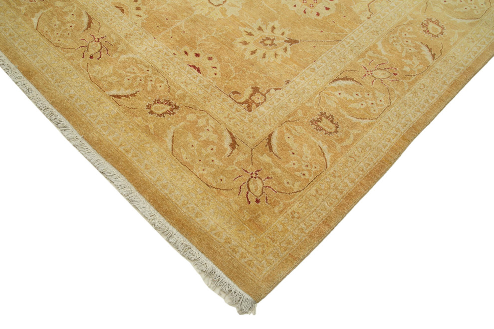 Rug N Carpet - Handwoven Oriental 10' 2" x 14' 4" Decorative Large Oushak Rug