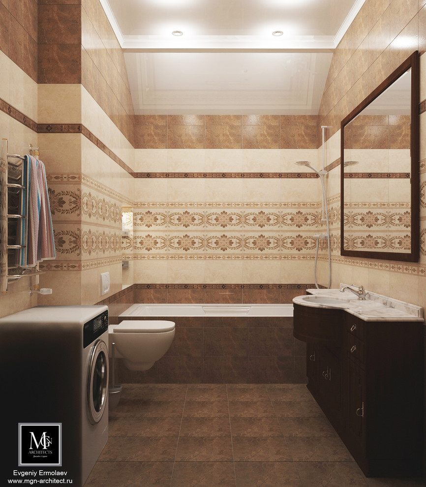 КП Иволги, дом в классическом стиле , темный вариант