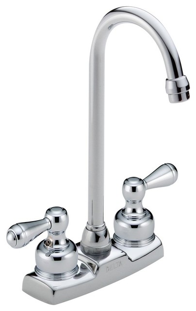 Delta 2171LF Classic Two Handle Blade Bar//Prep Faucet Chrome